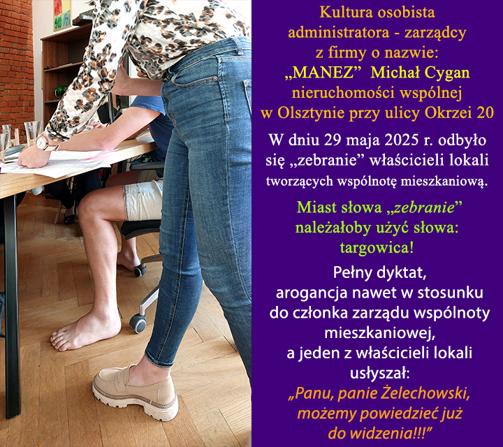 Zarządca Michał Cygan